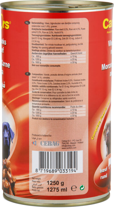 Canifors dogfood with beef - Image 3